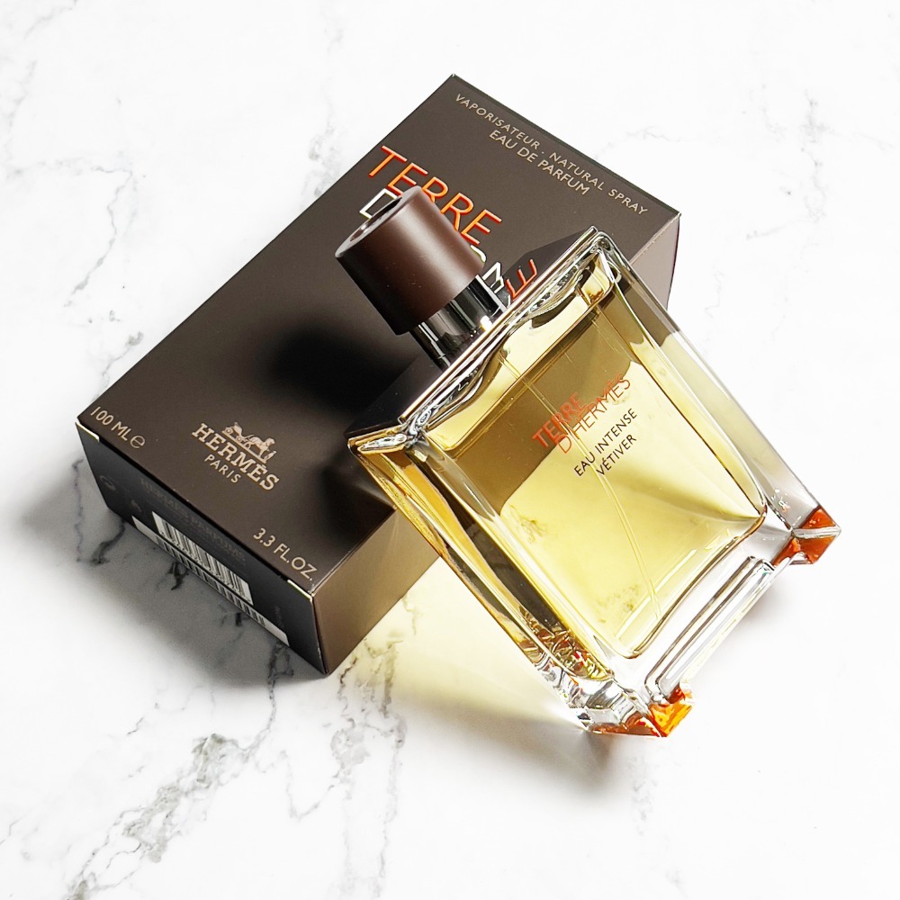 【超激敗】Hermes 愛馬仕 大地 馥郁香根草 淡香精 100ML Eau Intense Vetiver-細節圖3
