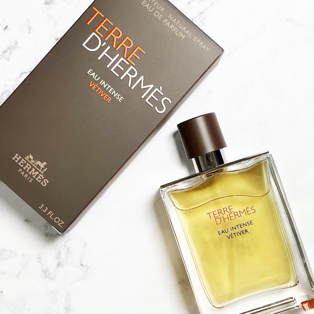 【超激敗】Hermes 愛馬仕 大地 馥郁香根草 淡香精 100ML Eau Intense Vetiver-細節圖4