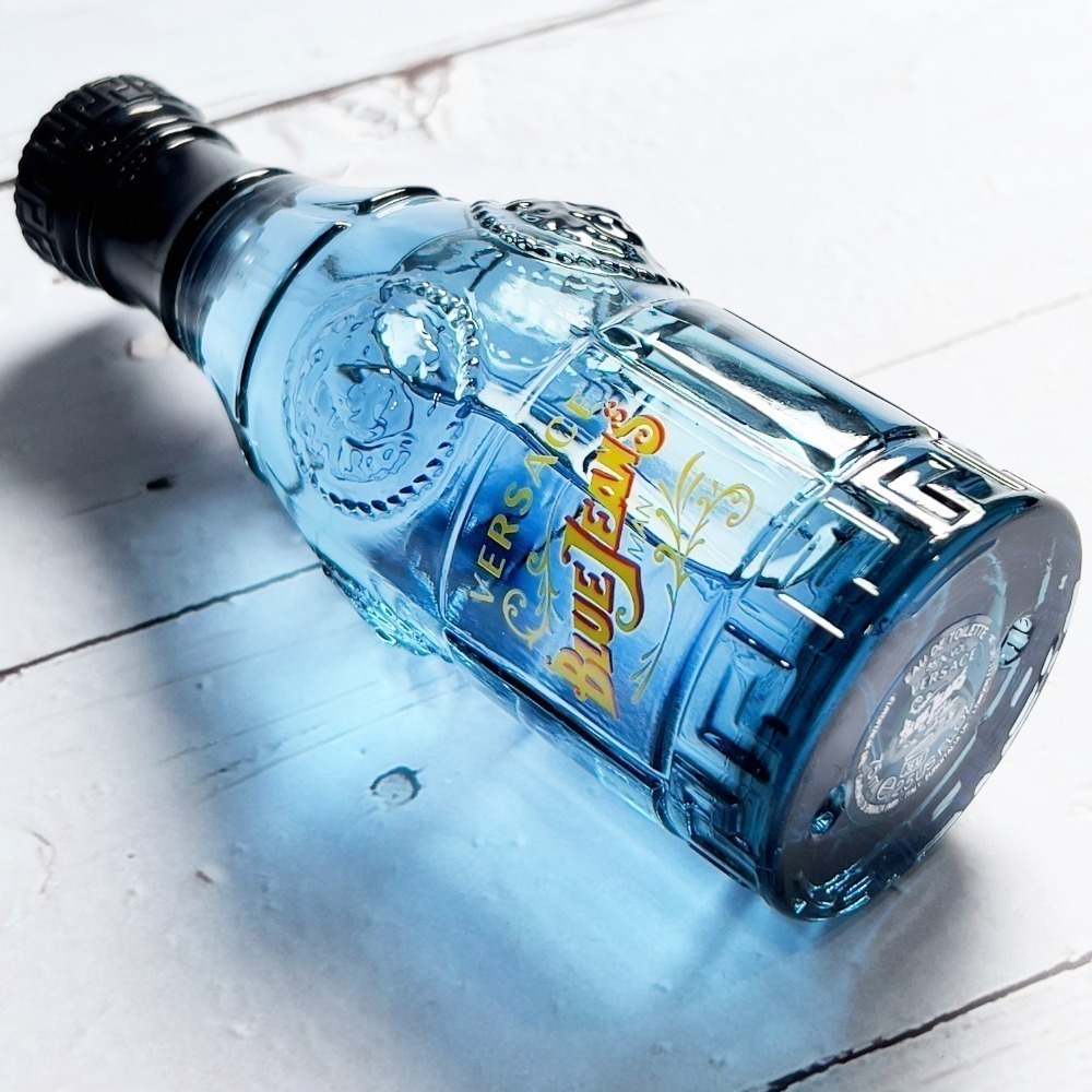 【超激敗】Versace 凡賽斯 藍可樂 中性淡香水 75ML  Blue Jeans-細節圖2