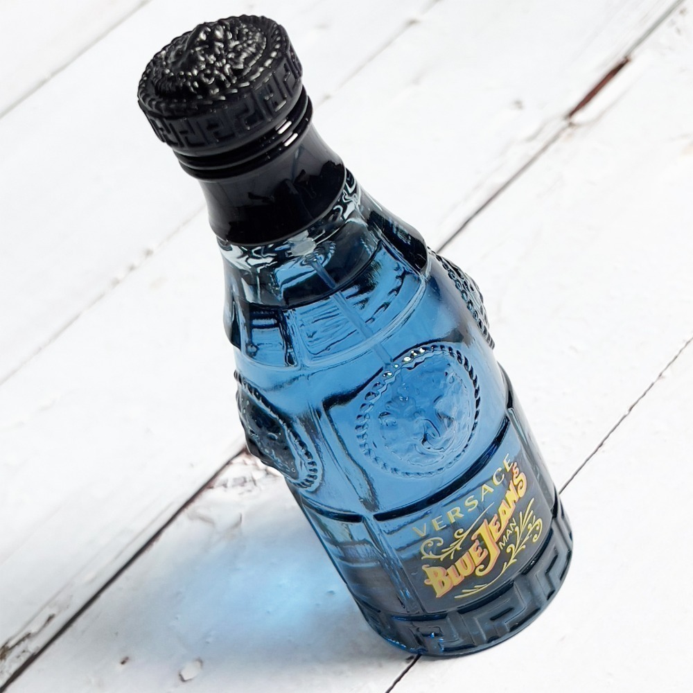 【超激敗】Versace 凡賽斯 藍可樂 中性淡香水 75ML  Blue Jeans-細節圖3