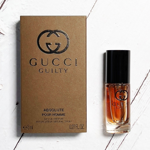 【超激敗】GUCCI 罪愛 絕對 完美浪漫 男性淡香精 8ML 噴式 隨身瓶 Guilty Absolute