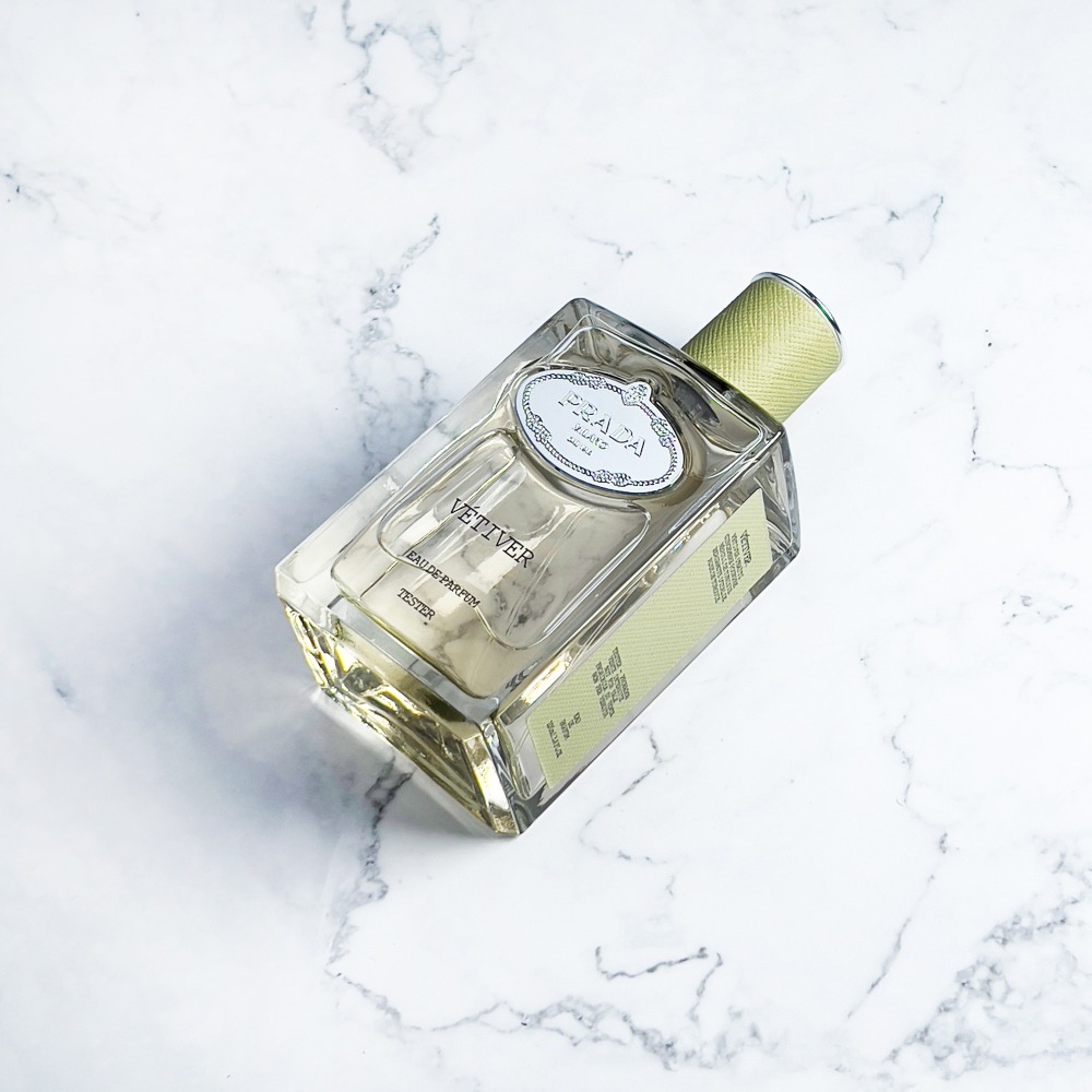 【超激敗】PRADA 香根草精粹 淡香精 TESTER 100ML Infusion de vetiver【有瓶蓋】-細節圖2