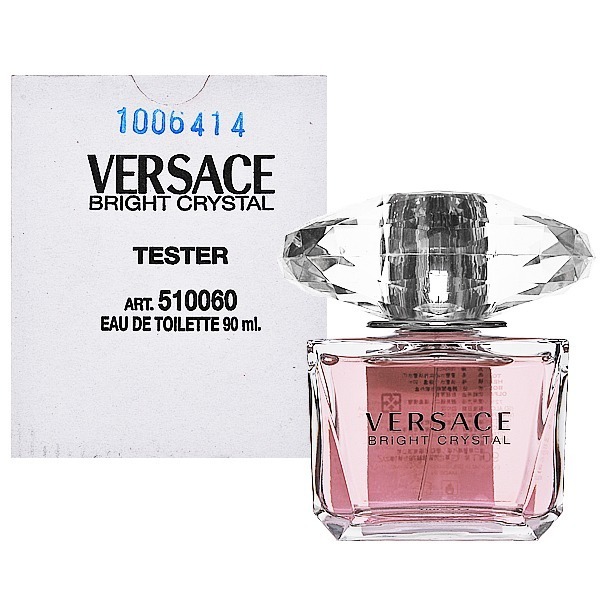【超激敗】Versace 凡賽斯 香戀水晶 女性淡香水 有瓶蓋 TESTER 90ML Bright Crystal-細節圖2