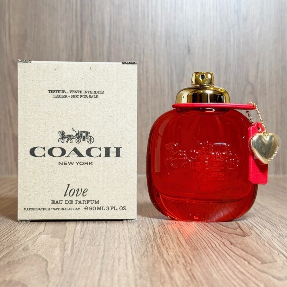 【超激敗】COACH 時尚戀紅 LOVE 女性淡香精 TESTER  90ml-細節圖4