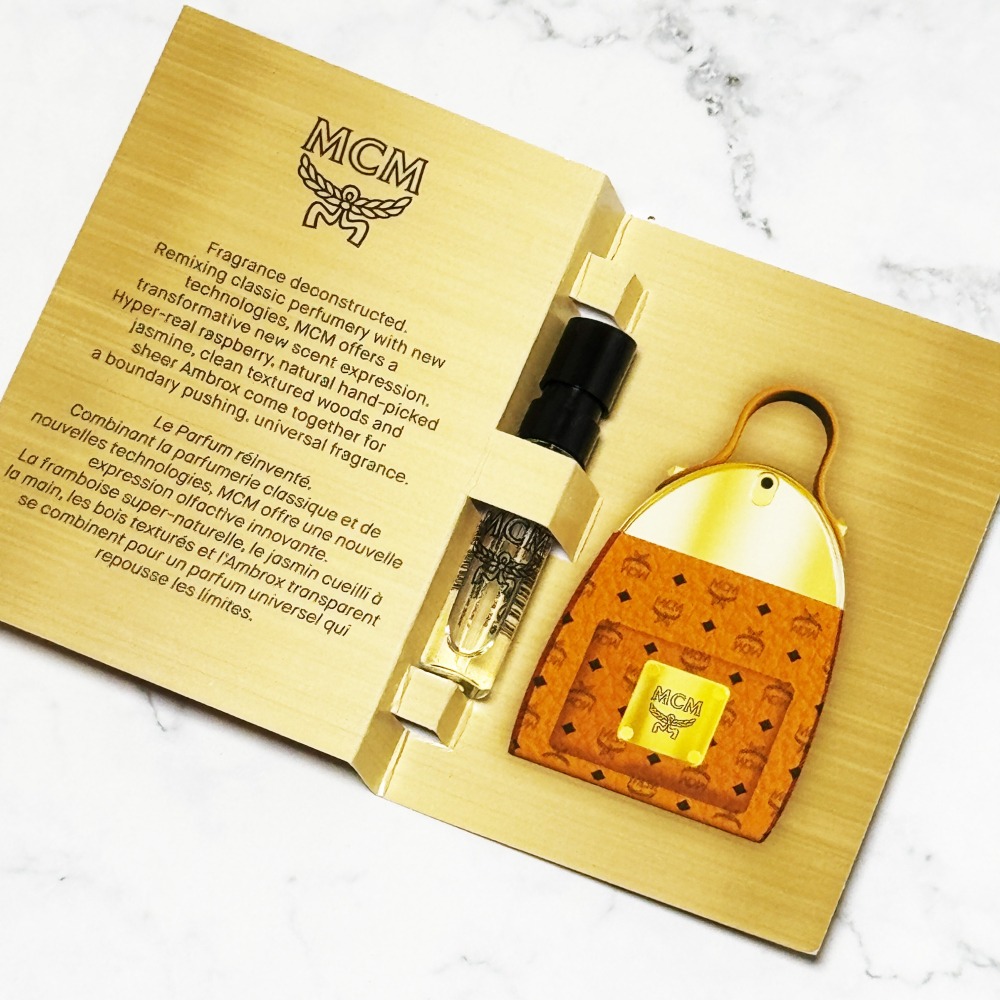【超激敗】MCM 雙肩包造型 中性淡香精 1.5ML 噴式 原廠試管 針管-細節圖3