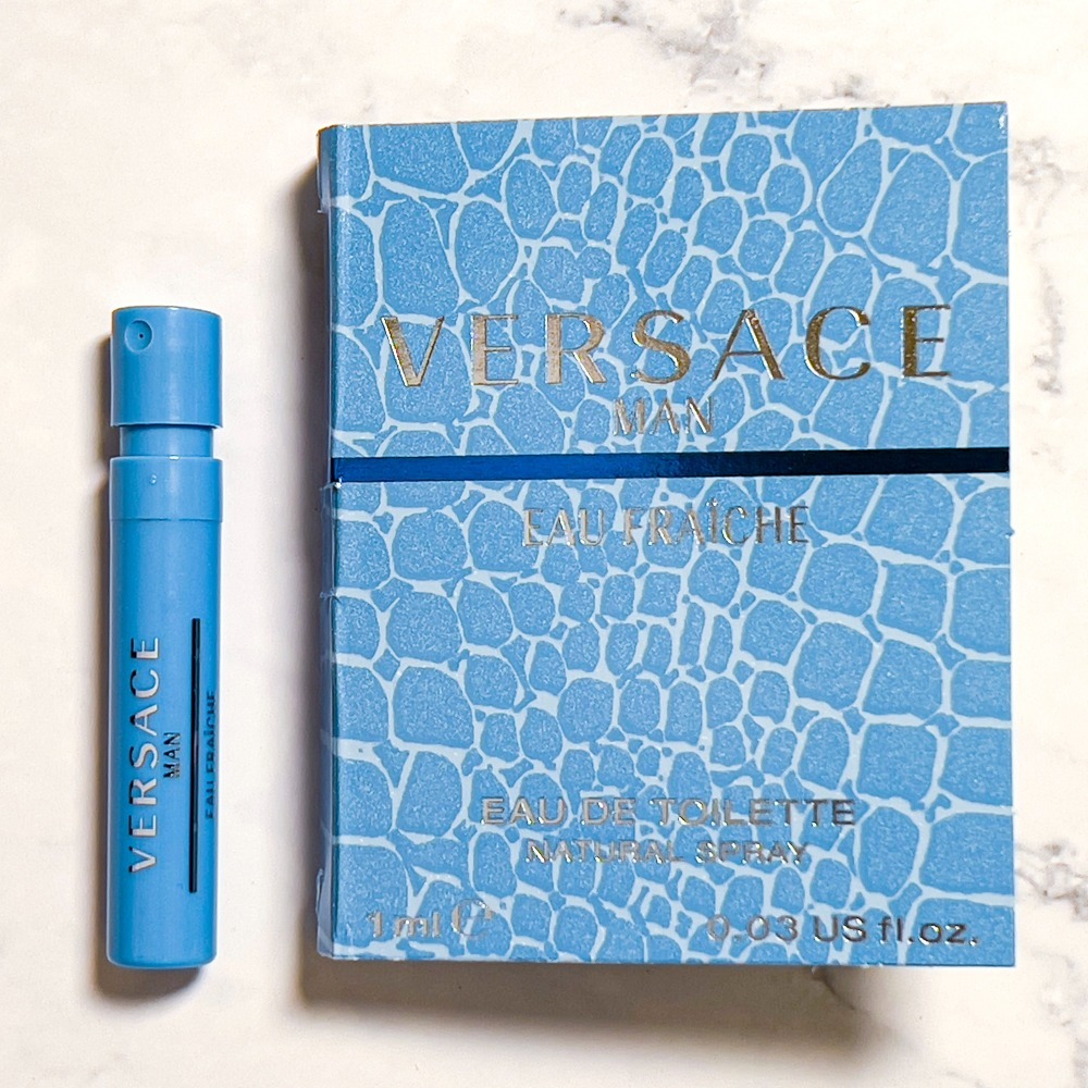 【超激敗】Versace 凡賽斯 雲淡風輕 男性淡香水 1ML 噴式 試管 針管 Eau Fraiche-細節圖2