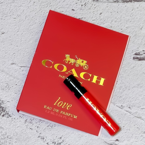 【超激敗】COACH LOVE 時尚戀紅 女性淡香精 1.2ML 噴式 試管 針管