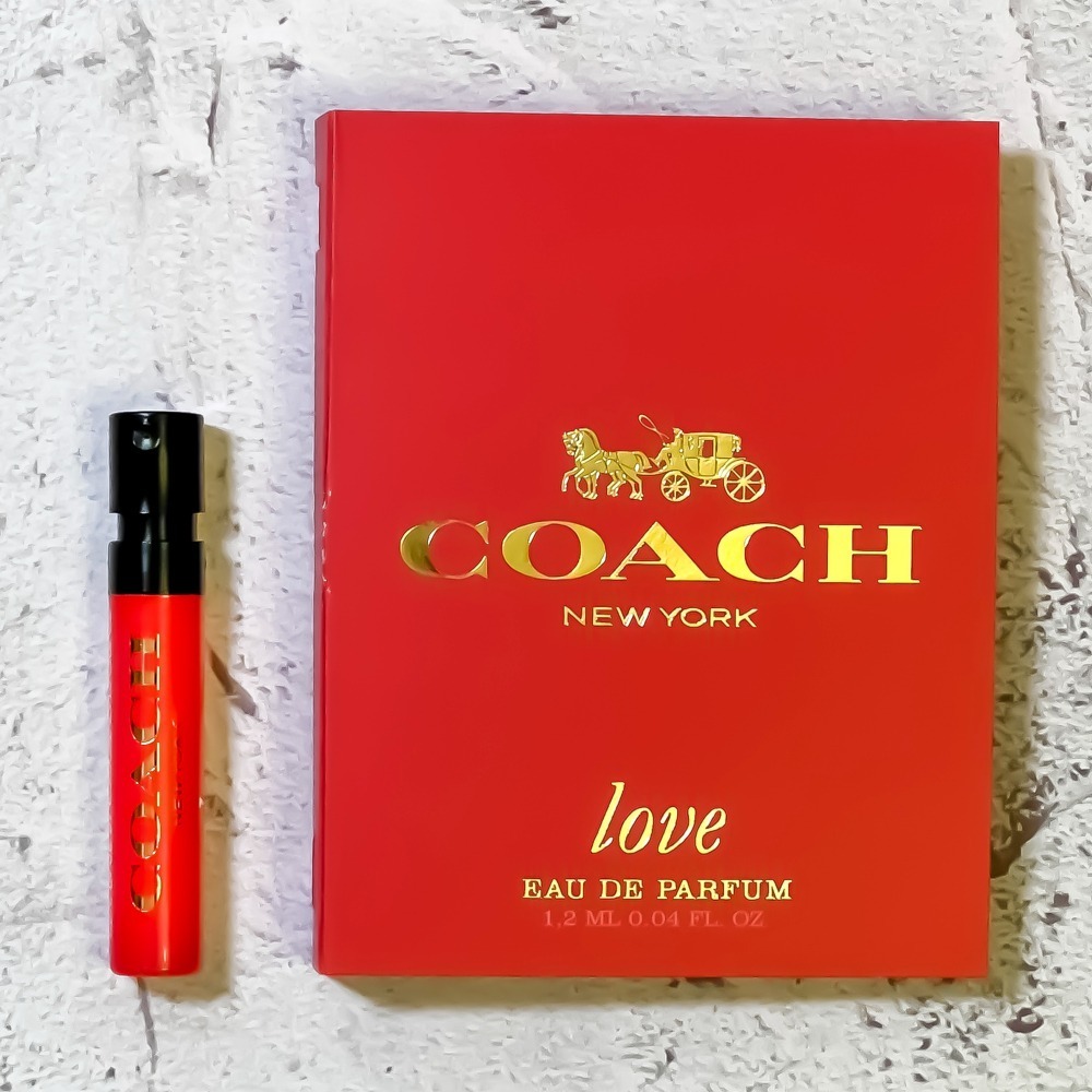 【超激敗】COACH LOVE 時尚戀紅 女性淡香精 1.2ML 噴式 試管 針管-細節圖2