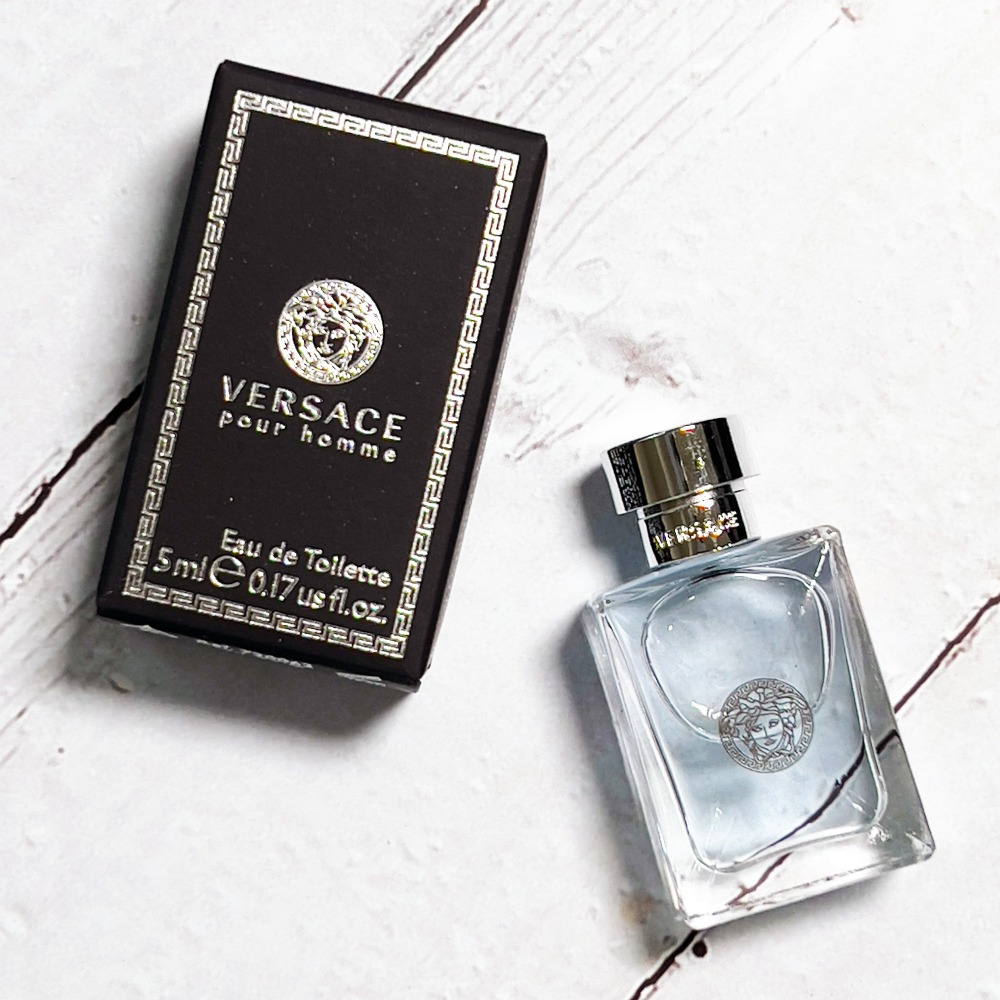 【超激敗】VERSACE 凡賽斯 經典 男性淡香水 5ML 小香 POUR HOMME-細節圖2