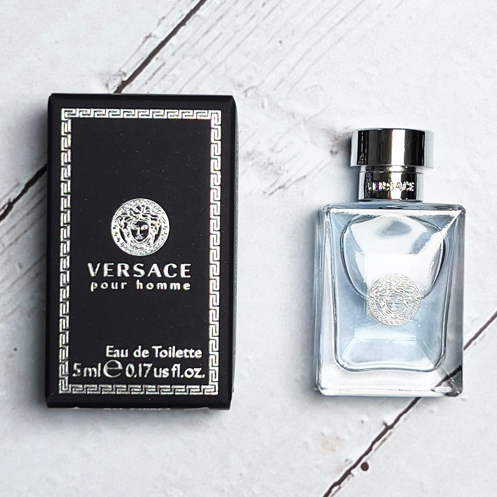 【超激敗】VERSACE 凡賽斯 經典 男性淡香水 5ML 小香 POUR HOMME-細節圖3