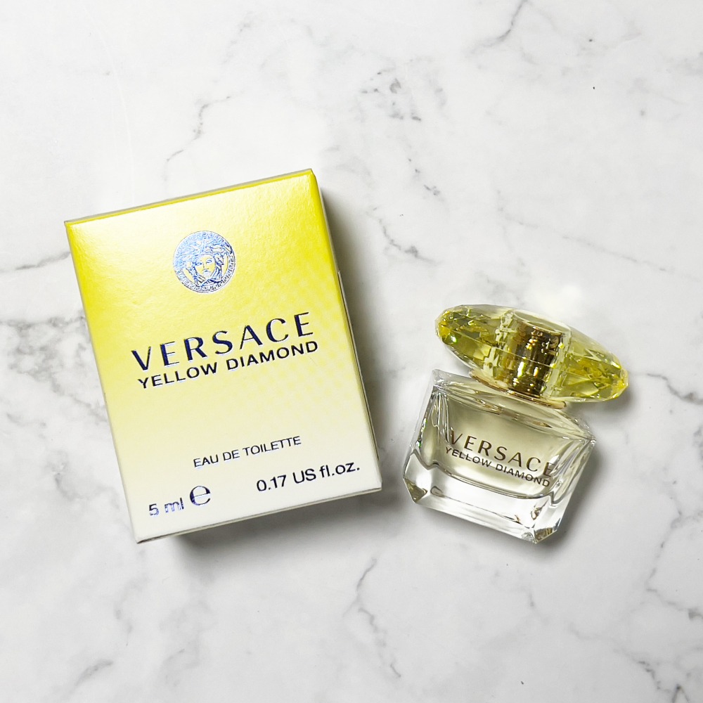 【超激敗】Versace 凡賽斯 香愛黃鑽 女性淡香水 5ML 小香 Yellow Diamond-細節圖2