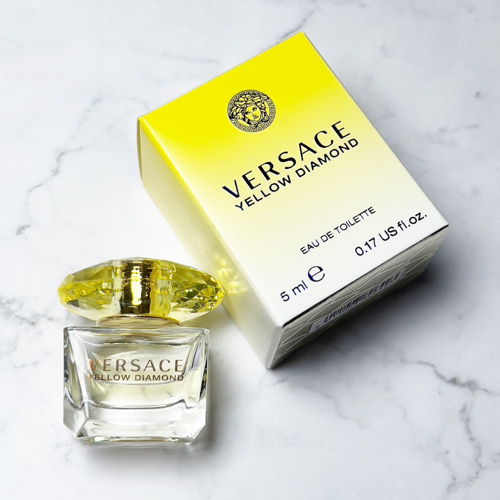 【超激敗】Versace 凡賽斯 香愛黃鑽 女性淡香水 5ML 小香 Yellow Diamond-細節圖3