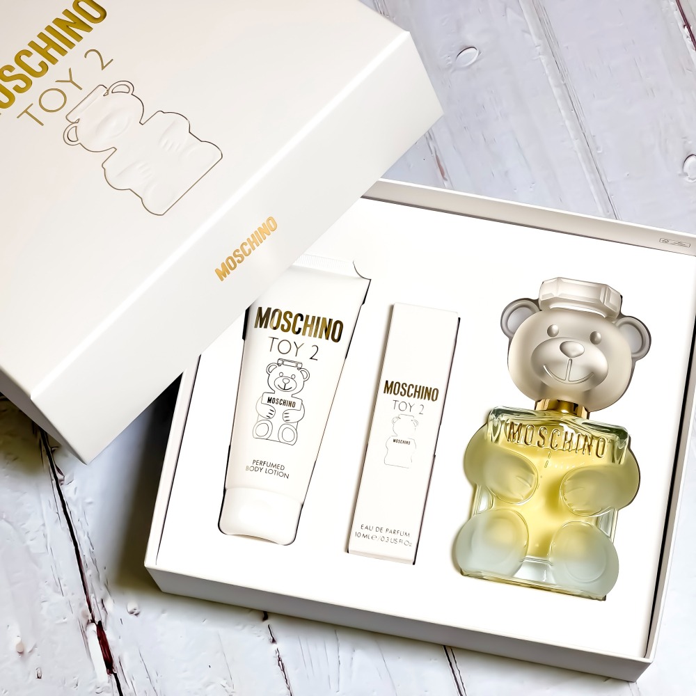 【超激敗】MOSCHINO 熊芯未泯 2 淡香精 禮盒 淡香精 + 淡香精 + 身體乳 白熊-細節圖3
