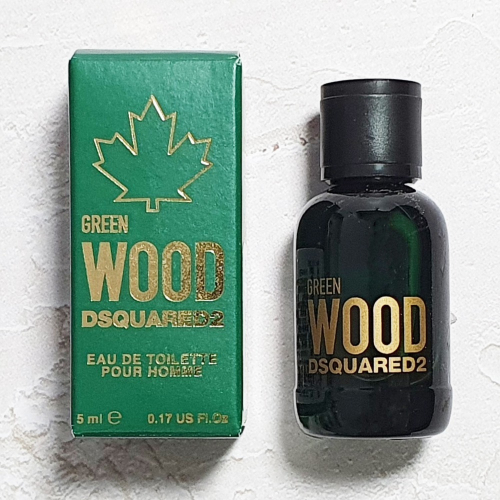 【超激敗】DSQUARED2 心動綠 男性淡香水 5ML 小香 沾式 GREEN WOOD