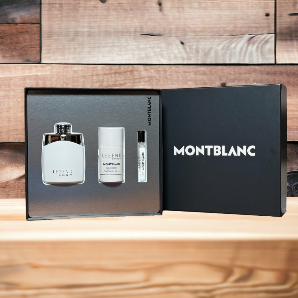 【超激敗】Mont Blanc 萬寶龍 傳奇白朗峰 男性淡香水 禮盒3入組 香水禮盒 白朗峰-細節圖2