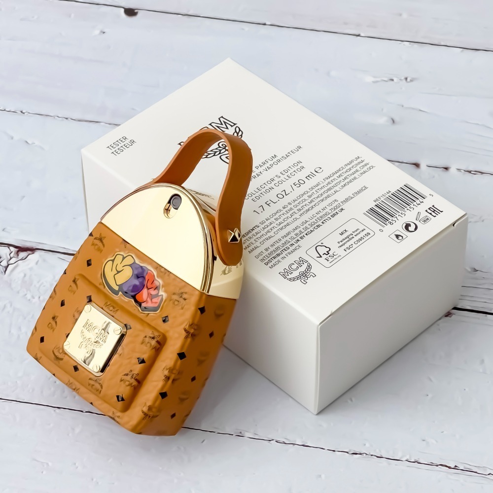【超激敗】MCM 雙肩包造型 淡香精 TESTER 50ML SAMBYPEN 聯名限定款 MCM後背包-細節圖2