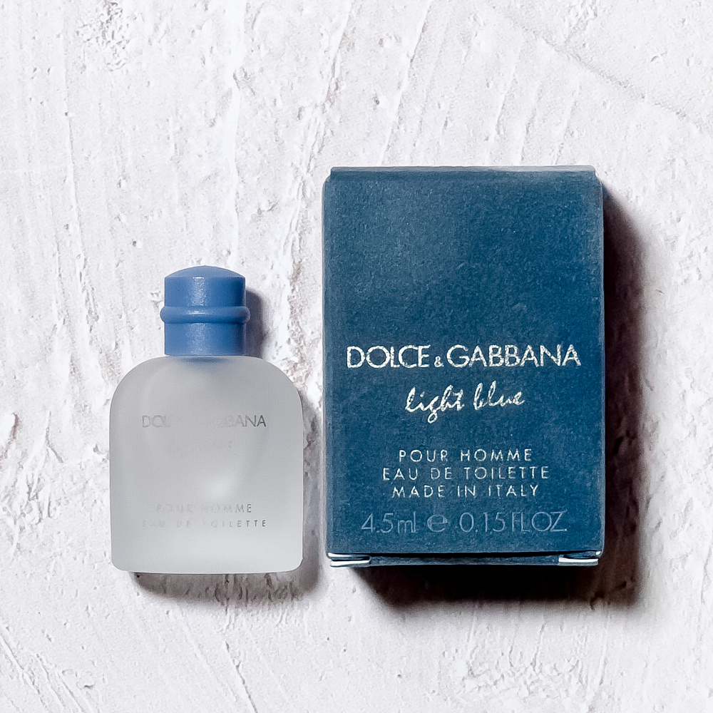 D&G 淺藍 男性淡香水 4.5ML 小香 Dolce&Gabbana Light Blue-細節圖4