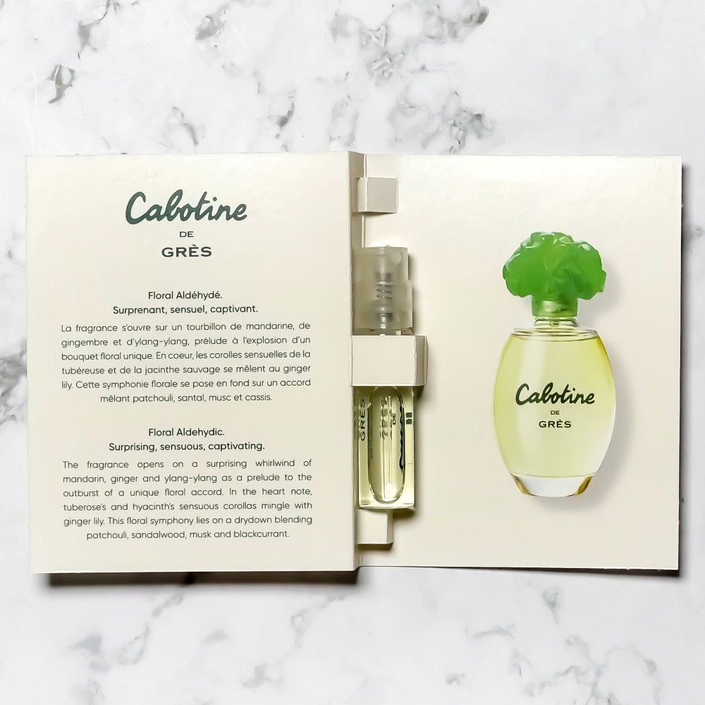 【超激敗】Gres Cabotine 清秀佳人 女性淡香水 1.8ml 噴式 針管 試管-細節圖2