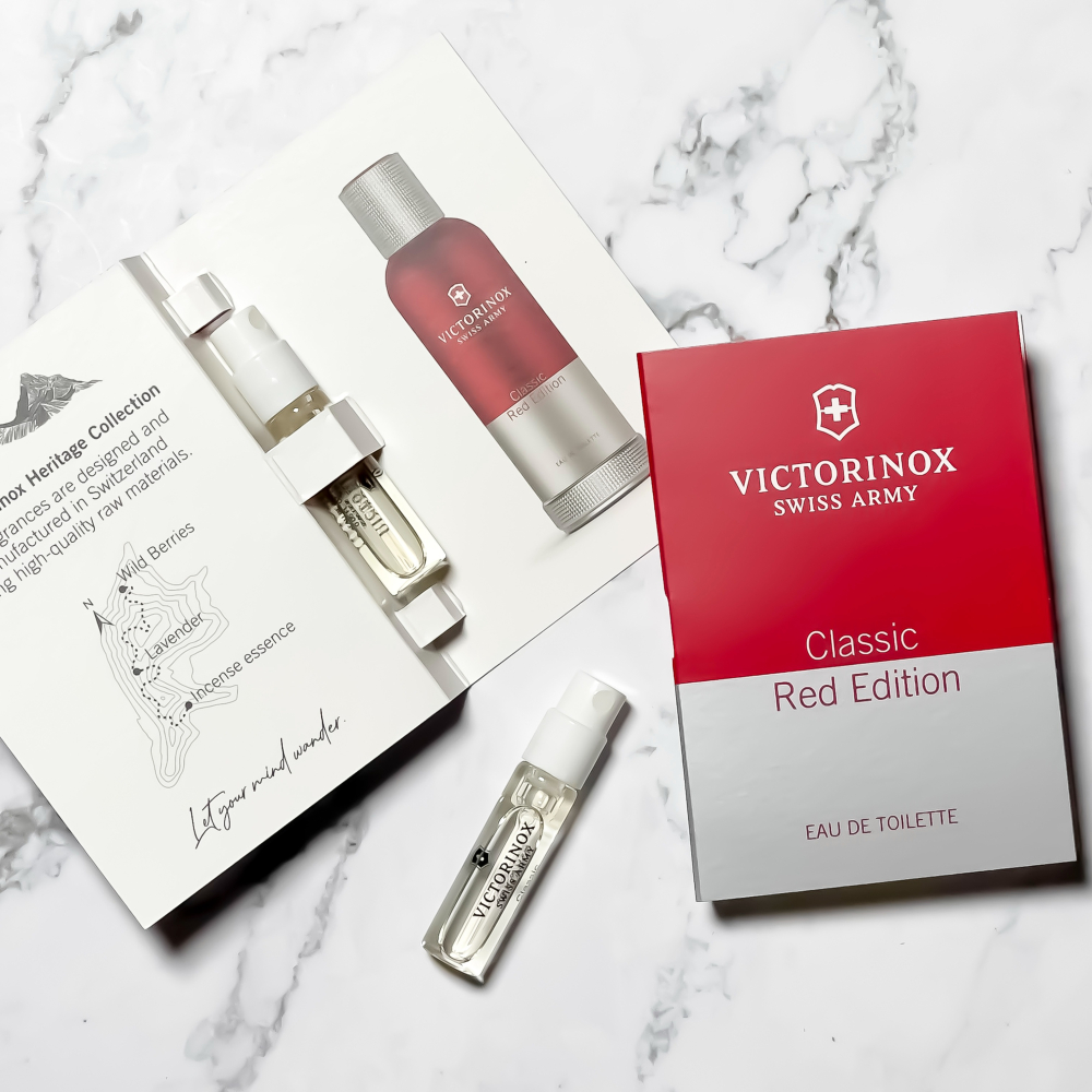 【超激敗】VICTORINOX 瑞士 維氏 經典 活力紅 高地 聖木 晨露之光 淡香水 1.5ML 噴式 針管 試管-細節圖3