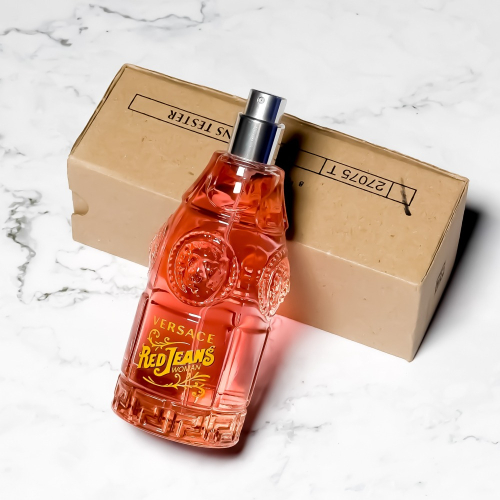 【超激敗】Versace 凡賽斯 紅可樂 女性淡香水 TESTER 75ML Red Jeans