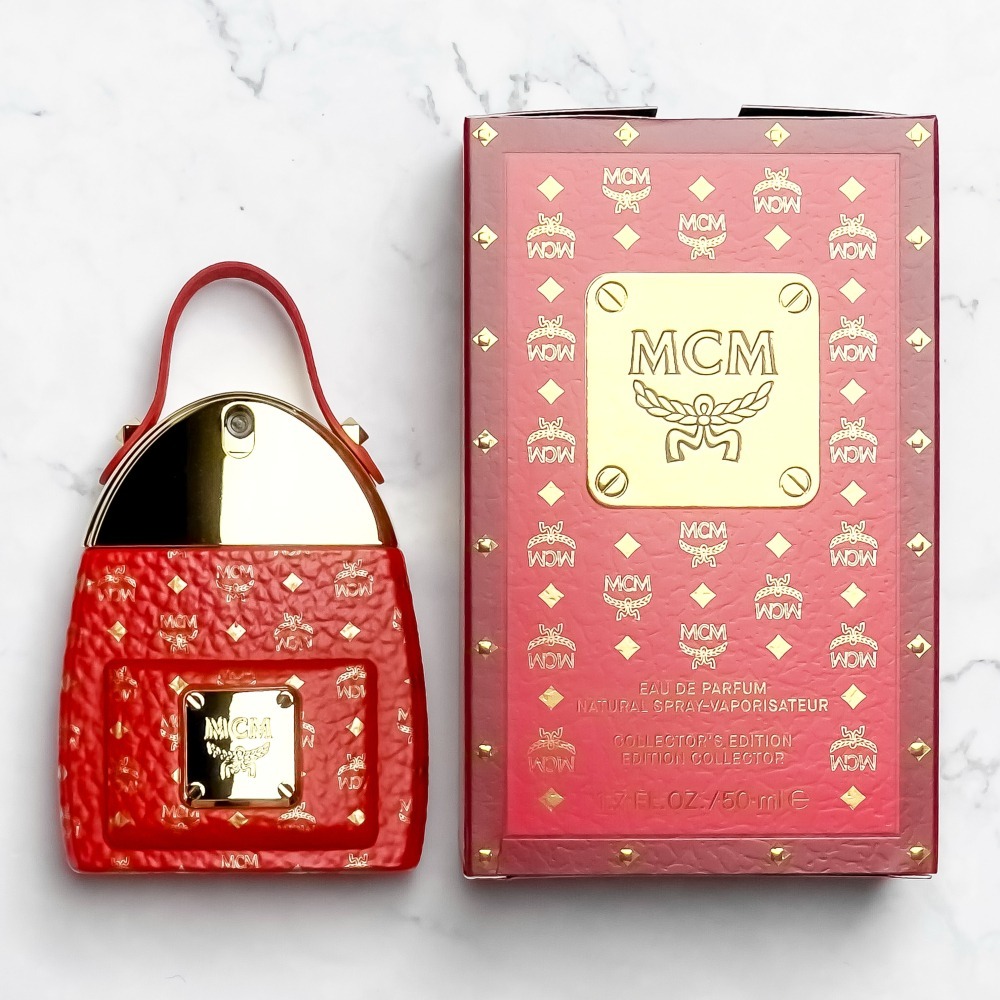 【超激敗】MCM 雙肩包造型 經典背包 慶典版 淡香精  TESTER 50ML-細節圖2