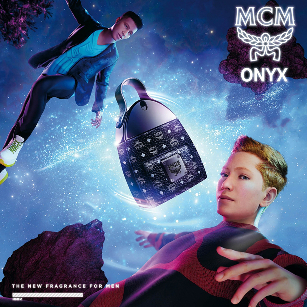 【超激敗】MCM 雙肩包造型 Onyx 黑曜背包 男性淡香精 75ML-細節圖3