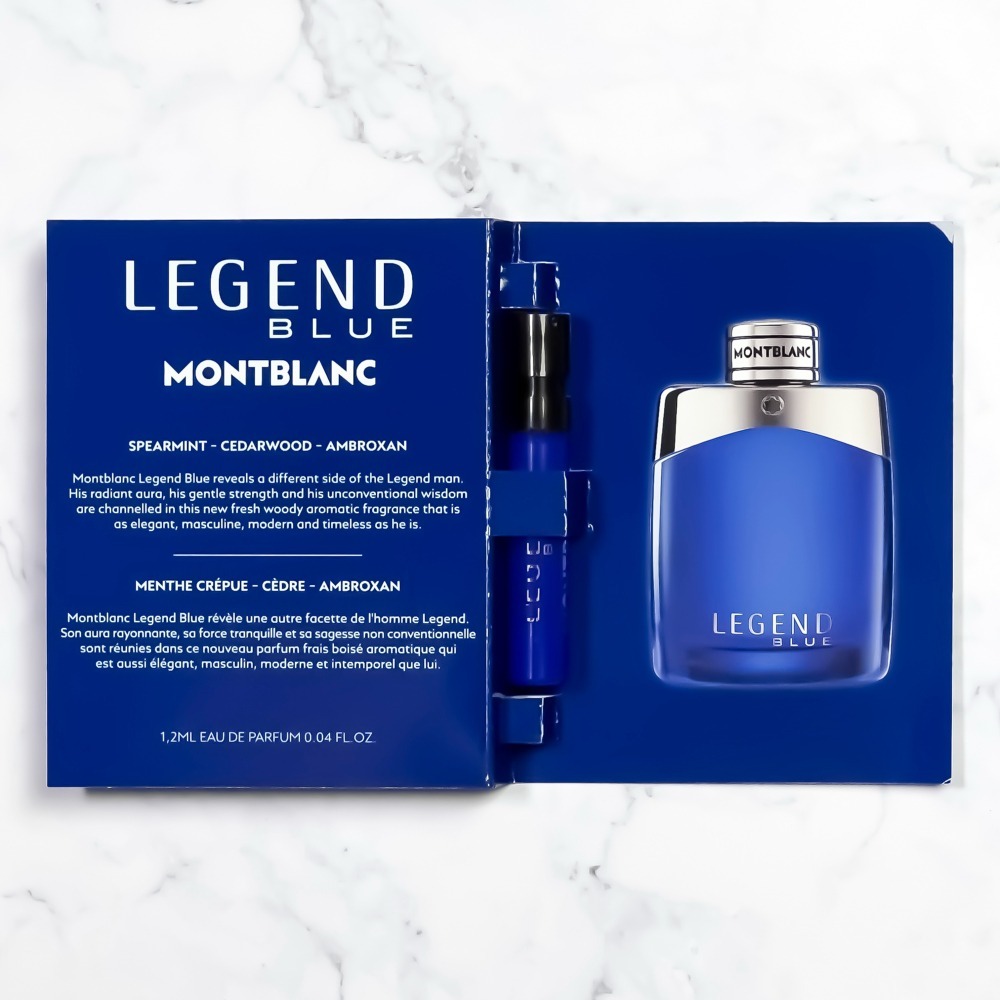 【超激敗】Montblanc 萬寶龍 傳奇紳藍 男性淡香精 1.2ML 試管 針管 噴式 Legend Blue-細節圖2
