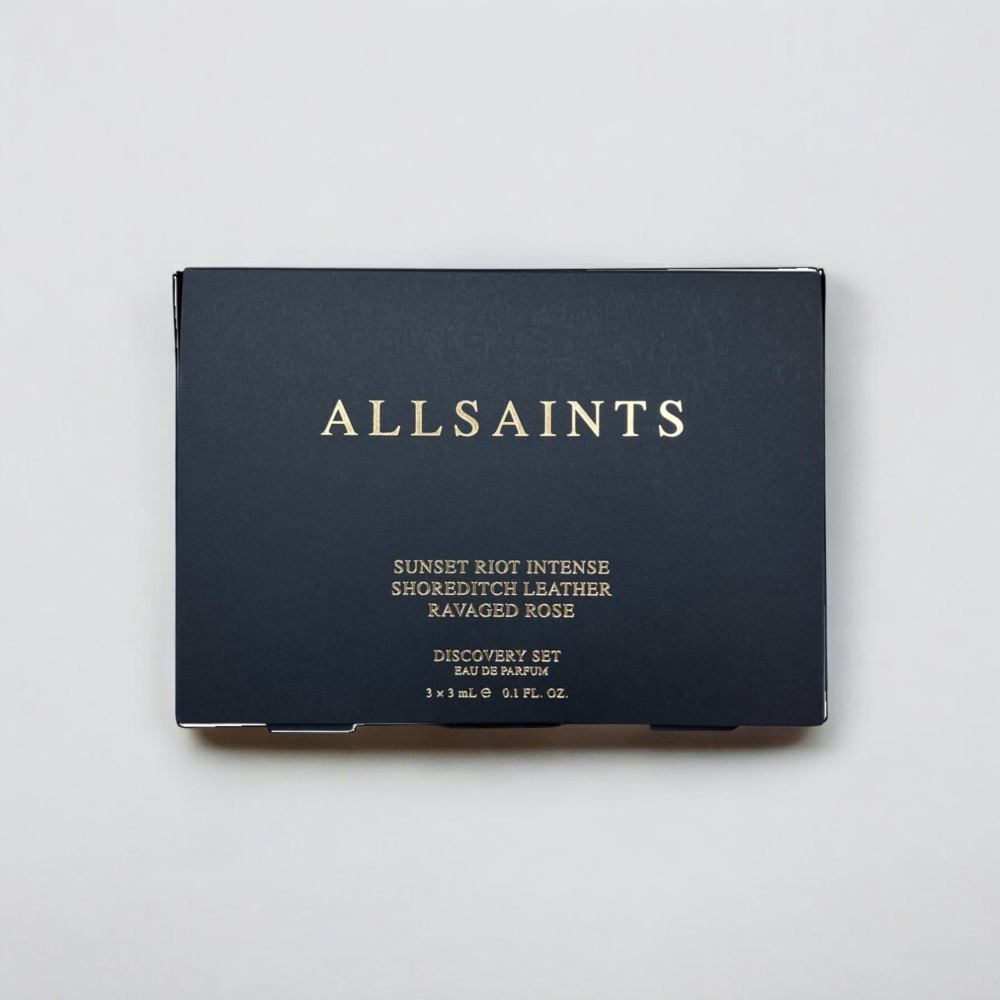 【超激敗】ALLSAINTS 破碎玫瑰 逆骨皮革 落日騷動 淡香精 100ML 加贈 探索禮盒 3ML*3-細節圖9