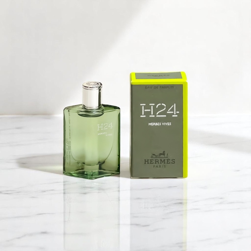 【超激敗】HERMES 愛馬仕 H24 男性淡香精 5ML 小香 Herbes Vives 綠動-細節圖2