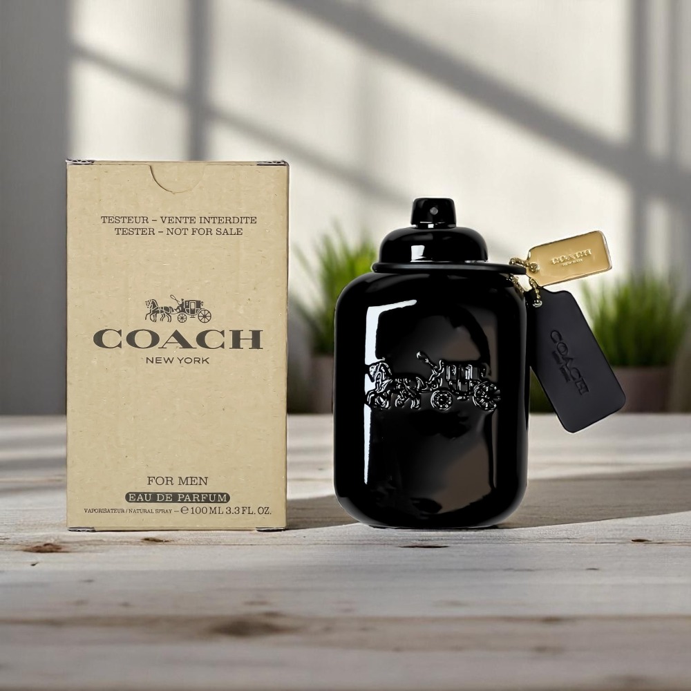 【超激敗】COACH 時尚曜黑 男性淡香精 TESTER 100ML-細節圖3