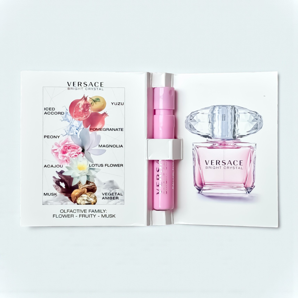 【超激敗】Versace 凡賽斯 香戀水晶 女性淡香水 1ML 試管 噴式 針管 Bright Crystal-細節圖2