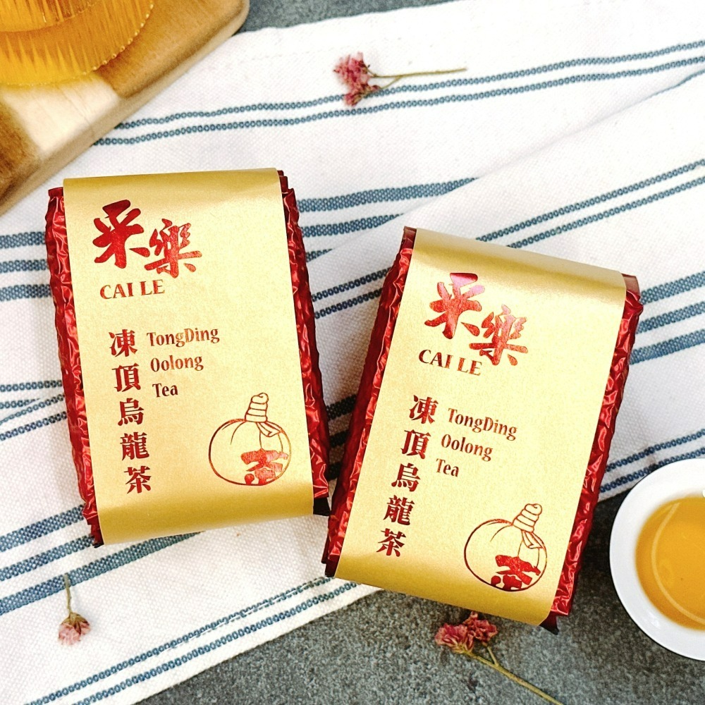 【采樂茶業】凍頂烏龍茶 TongDing Oolong Tea - 散茶150g 茶包3g-細節圖2