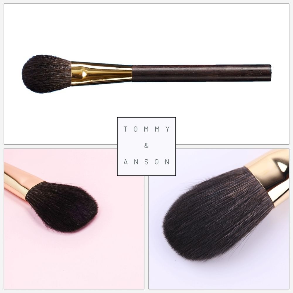 【灰鼠毛腮紅刷】Tommy&Anson 手工製作 70%灰鼠毛＋30%細光鋒羊毛 服貼顯色不飛粉 台灣品牌-細節圖7