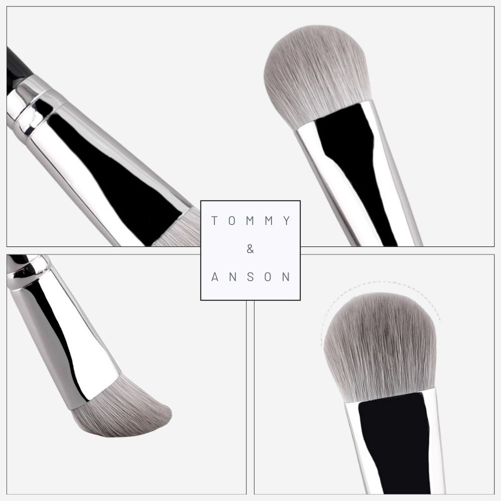 【桃心精準修飾】Tommy&Anson 桃心眼下腮紅刷／高光刷 舌型刷頭 局部定妝不失手｜台灣品牌-細節圖7