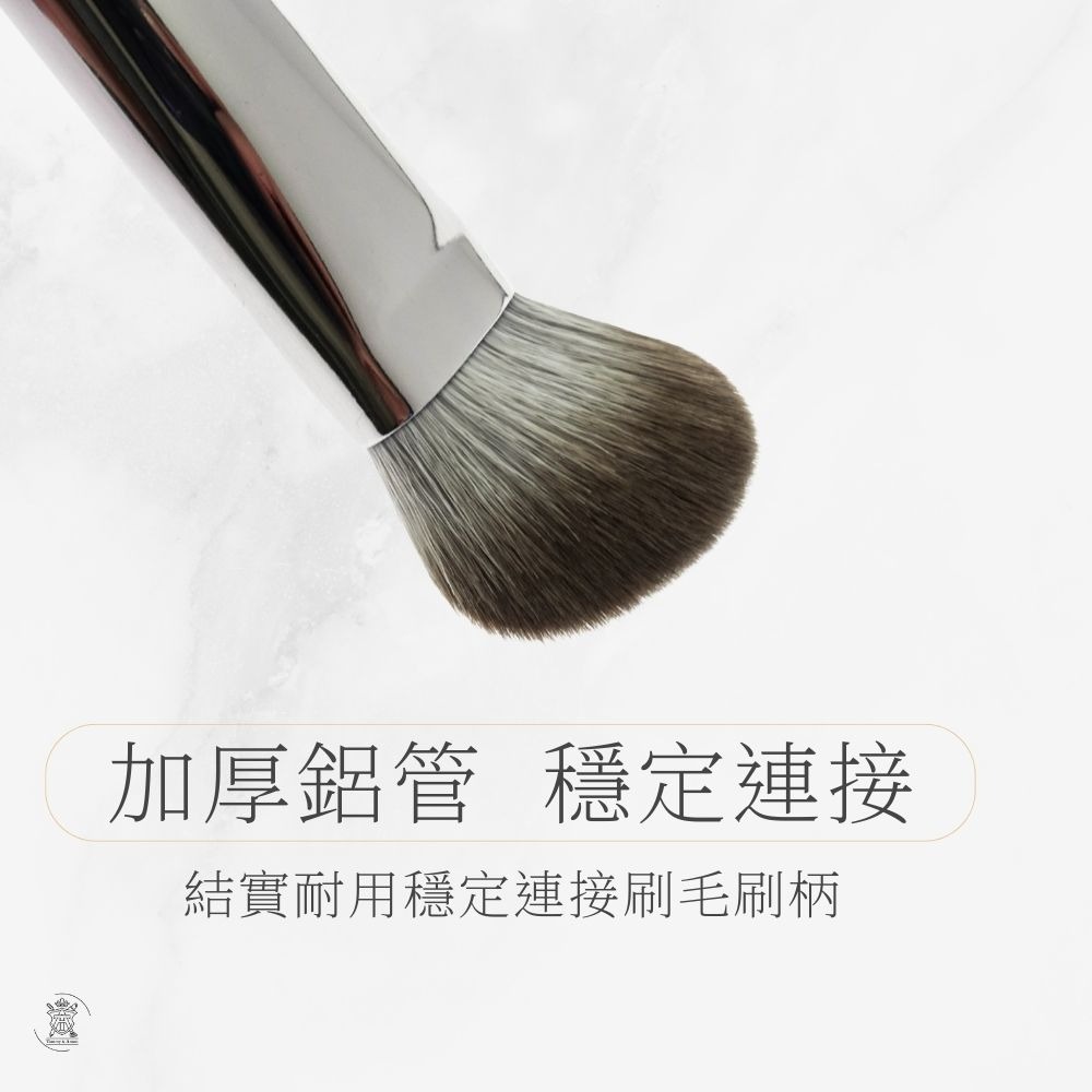 Tommy&Anson 桃心眼下腮紅刷／高光刷 舌型刷頭 局部定妝不失手｜台灣品牌-細節圖6