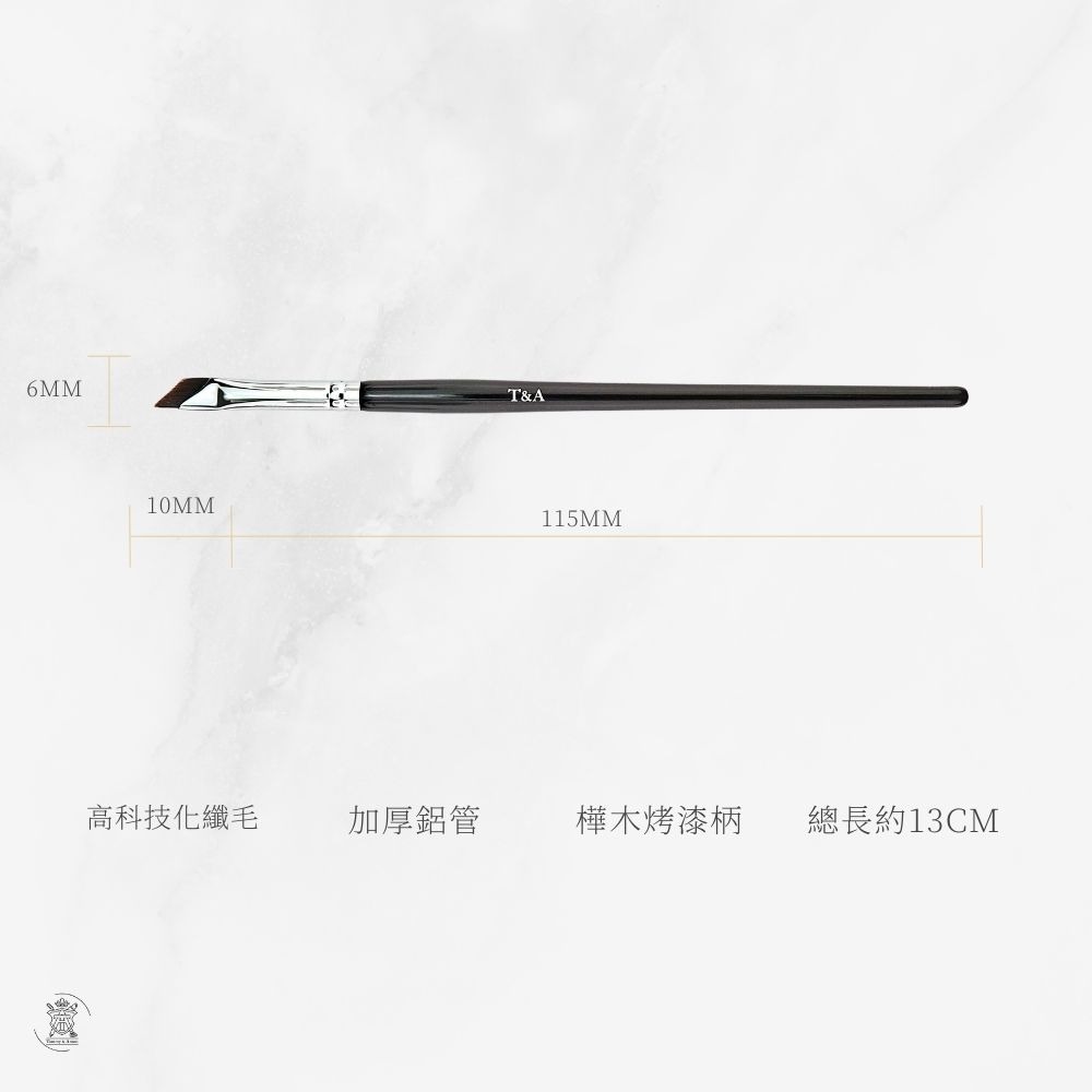 Tommy&Anson斜平鐮刀眼線刷 小七刷 科技化纖毛 刀鋒刷 眉刷 眼線刷 精準勾勒 台灣品牌-細節圖4
