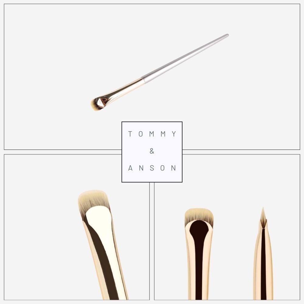 Tommy&Anson超薄月牙刷 月牙形雙面眼線刷 柔軟好上色 一筆成型 眼部細節眼線刷 台灣品牌-細節圖7