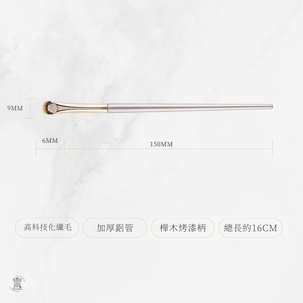 Tommy&Anson超薄月牙刷 月牙形雙面眼線刷 柔軟好上色 一筆成型 眼部細節眼線刷 台灣品牌-細節圖3