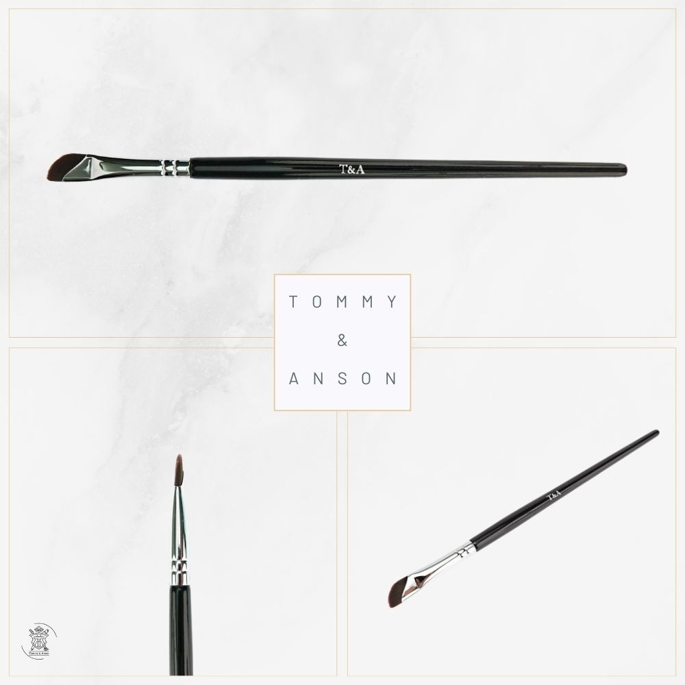 Tommy&Anson 鐮刀眼線刷｜極致薄片、精準勾勒貓眼/下睫毛，刀鋒化纖毛不分岔 眼影畫眼線必備 台灣品牌-細節圖7