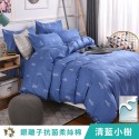 【艾唯家居】薄被套床包組 單人加大 銀離子抗菌防蹣(單人床包+被套+1枕套) 雙人 加大 特大 床單 台灣製-規格圖11