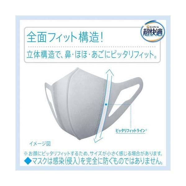 【日本舞鶴馬】日本境內販售 日本製 Unicharm 新版 超快適 Airlish 淺灰色 輕量立體口罩 10枚包裝-細節圖3