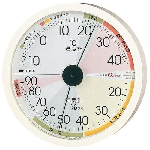 【日本舞鶴馬】代購~日本境內販售商品 日本製 EMPEX高精度 室內用壁掛式溫濕度計 溫度/溼度計 EX-2821
