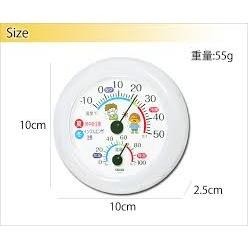 【日本舞鶴馬】現貨~日本境內販售商品 日本製 TR-103W CRECER 流感中暑對策溫濕度計 立式 / 壁掛式-細節圖3