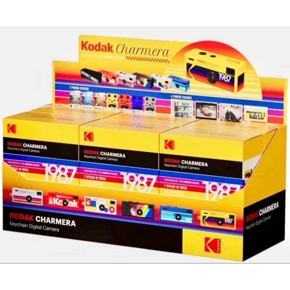 【柯達舞鶴馬】代購 ~熱賣~新貨到~送32G卡 老柯達 KODAK charmera 鑰匙圈數位相機盲盒 數位相機鑰匙圈-細節圖8