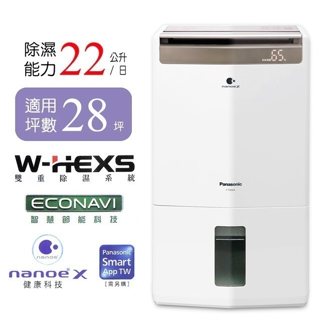 【Panasonic國際牌】22公升高效清淨除濕機 F-Y45GX-細節圖4