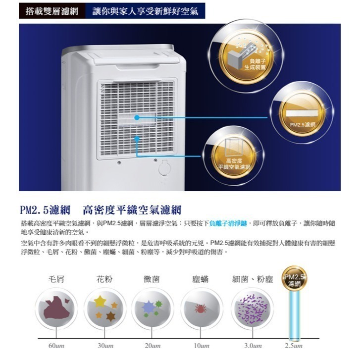 【HITACHI日立】22公升負離子清淨舒適除濕機(玫瑰金) RD-450HG-細節圖4