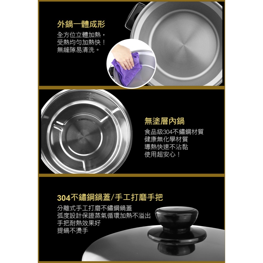 【NANYA南亞牌】6人份不鏽鋼電鍋(隨機色出貨) EC-206-細節圖8