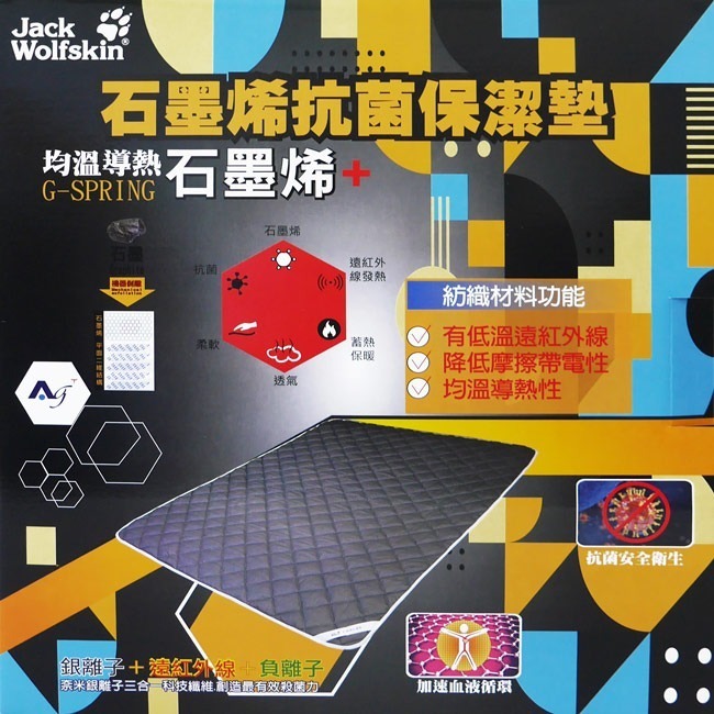 Jack Wolfskin 石墨烯抗菌保潔墊-細節圖3