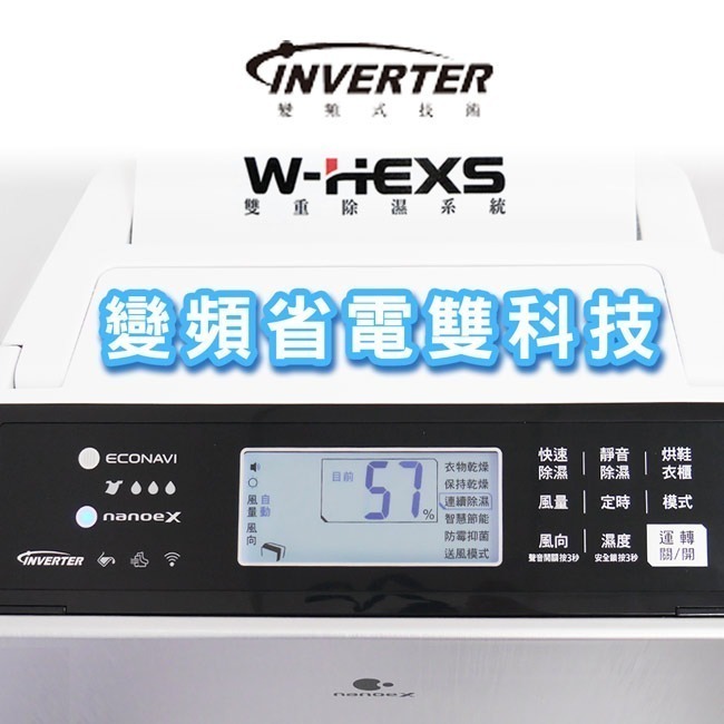 【Panasonic國際牌】19公升變頻高效型除濕機 F-YV38LX-細節圖4