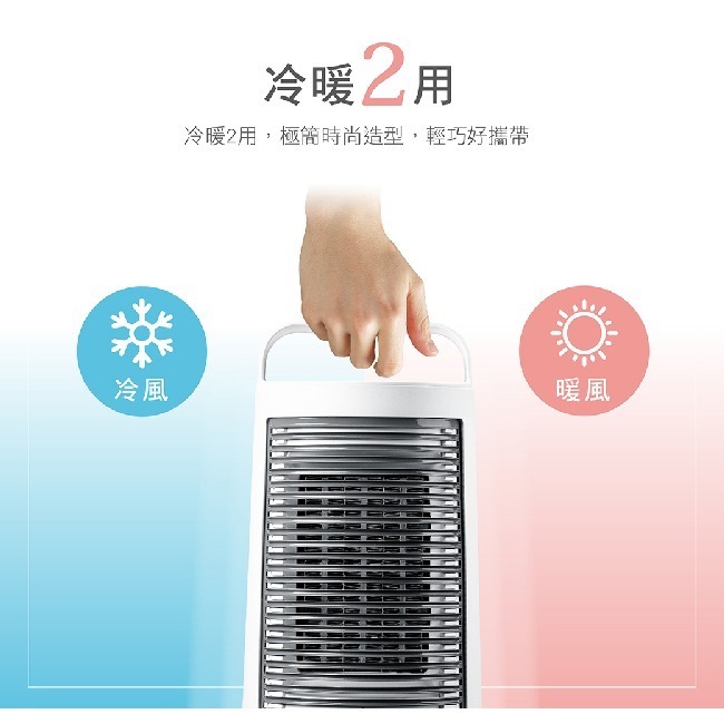 【CHIMEI奇美】冷暖兩用PTC陶瓷自動擺頭電暖器 HT-CRZ188-細節圖5